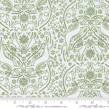 Load image into Gallery viewer, Merrymaking Scandi Damask in Eggnog Evergreen, Gingiber, Moda Fabrics, 48343 21