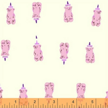 Load image into Gallery viewer, Far Far Away 2 Honey Bears in Pink, Heather Ross, 51201-9
