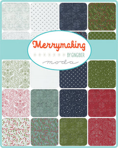 Merrymaking Small Panel in Eggnog, Gingiber, Moda Fabrics, 48341 11M