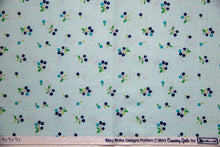Load image into Gallery viewer, Country Girls Country Blueberries in Aqua, Tasha Noel, C3643 Aqua