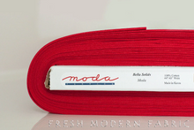 Load image into Gallery viewer, Christmas Red Bella Cotton Solid Fabric from Moda, 9900 16