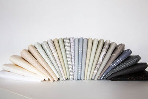 Grayscale Feathers Bundle, 24 Pieces, Alison Glass Feathers Quilt Along Bundle