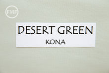 Load image into Gallery viewer, 22-Inch Remnant Desert Green Kona Cotton Solid Fabric from Robert Kaufman, K001-849
