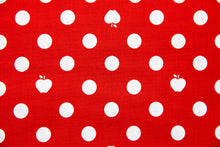 Load image into Gallery viewer, Apple of My Eye Apple Dots in Red, Quilted Fish, Amanda Herring, C2895-Red