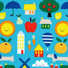 Load image into Gallery viewer, Small World Neighborhood, Corduroy Fabric, 100% GOTS-Certified Organic Cotton, 132102