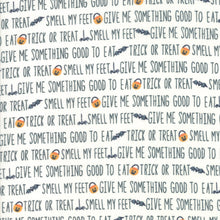 Load image into Gallery viewer, Ghouls and Goodies Trick or Treat Text in Cream Licorice, Stacy Iest Hsu, 20683 21