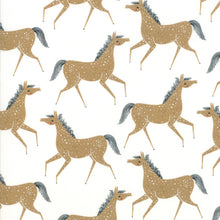 Load image into Gallery viewer, Farm Charm Pony Party in Cloud White, Gingiber, Moda Fabrics, 48293 11