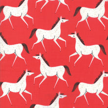 Load image into Gallery viewer, Farm Charm Pony Party in Rooster Red, Gingiber, Moda Fabrics, 48293 14