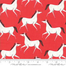 Load image into Gallery viewer, Farm Charm Pony Party in Rooster Red, Gingiber, Moda Fabrics, 48293 14
