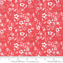 Load image into Gallery viewer, Farm Charm Floral in Rooster Red, Gingiber, Moda Fabrics, 48295 14