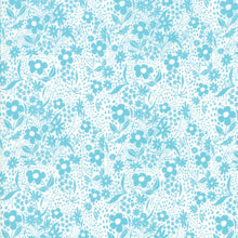 Load image into Gallery viewer, Farm Charm Floral in Cloud Pond, Gingiber, Moda Fabrics, 48295 25
