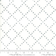 Load image into Gallery viewer, Farm Charm Lattice in Cloud White, Gingiber, Moda Fabrics, 48297 11