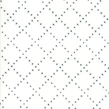 Load image into Gallery viewer, Farm Charm Lattice in Cloud White, Gingiber, Moda Fabrics, 48297 11