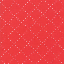 Load image into Gallery viewer, Farm Charm Lattice in Rooster Red, Gingiber, Moda Fabrics, 48297 14