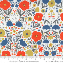 Load image into Gallery viewer, Words to Live By Peppy Petals in Cloud and Sky, Gingiber, Moda Fabrics, 48321 21