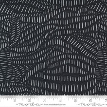 Load image into Gallery viewer, Words to Live By Scattered Lines in Ink, Gingiber, Moda Fabrics, 48323 11