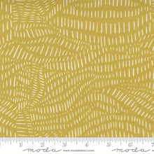 Load image into Gallery viewer, Words to Live By Scattered Lines in Mustard, Gingiber, Moda Fabrics, 48323 16
