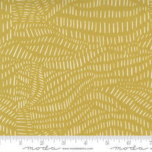 Load image into Gallery viewer, Words to Live By Scattered Lines in Mustard, Gingiber, Moda Fabrics, 48323 16