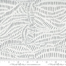 Load image into Gallery viewer, Words to Live By Scattered Lines in Cloud and Fog, Gingiber, Moda Fabrics, 48323 22