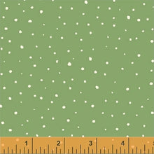 Load image into Gallery viewer, Snow Dots in Green, A Walk in the Woods, Whistler Studios, 50104-6