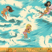 Load image into Gallery viewer, Malibu Sayulita Surfer Girls in Ocean, Heather Ross, 52145-1