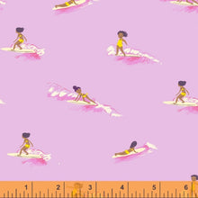 Load image into Gallery viewer, Malibu Tiny Surfers in Pink, Heather Ross, 52146-7