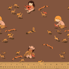 Load image into Gallery viewer, Far Far Away 3 Playing Horses in Cocoa, Heather Ross, 52753-6