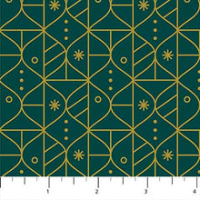 Load image into Gallery viewer, Polar Magic Deco Ornament Stripe in Green and Gold Metallic, Lemonni, 90178M-68
