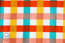 Load image into Gallery viewer, Malibu CANVAS Big Gingham in Ocean, Heather Ross, 52148LC-1