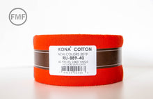 Load image into Gallery viewer, Kona Cotton New Colors 2019 Roll Up, Kona Cotton Solids, Robert Kaufman Fabrics, 100% cotton fabric jelly roll, RU-899-40
