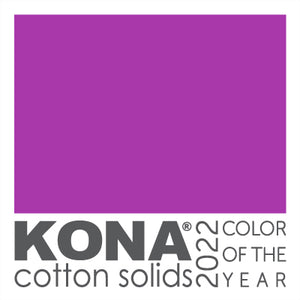 Cosmos Kona Cotton Solid Fabric from Robert Kaufman, Kona Cotton Color of the Year 2022, K001-1987