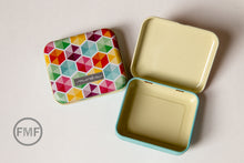 Load image into Gallery viewer, Moda Hexie Snap Shut Tin