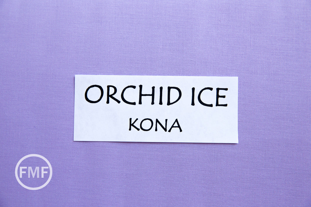 Orchid Ice Kona Cotton Solid Fabric from Robert Kaufman, K001-1850