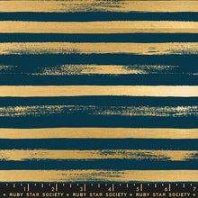 Load image into Gallery viewer, Zip in Peacock Metallic, Rashida Coleman Hale, Ruby Star Society, Moda Fabrics, 100% Cotton Fabric, RS1005 35M