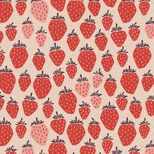 Load image into Gallery viewer, Under the Apple Tree CANVAS Queen of Berries in True Red, Loes Van Oosten, LV500-TR6UC