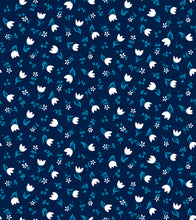 Load image into Gallery viewer, Smol Tulip Calico in Navy, Kimberly Kight, Ruby Star Society, RS3017-14