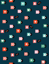 Load image into Gallery viewer, Flurry Christmas Tunes in Peacock, Ruby Star Collaborative, RS5029 13