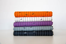 Load image into Gallery viewer, Ghouls and Goodies Spider Stripe in Licorice, Stacy Iest Hsu, 20688 12