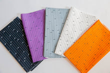 Load image into Gallery viewer, Ghouls and Goodies Spider Stripe in Pumpkin, Stacy Iest Hsu, 20688 20