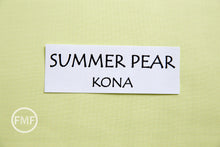 Load image into Gallery viewer, Summer Pear Kona Cotton Solid Fabric from Robert Kaufman, K001-1856