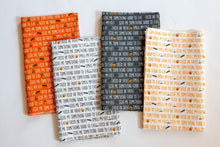 Load image into Gallery viewer, Ghouls and Goodies Trick or Treat Text in Cream Licorice, Stacy Iest Hsu, 20683 21