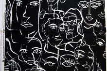 Load image into Gallery viewer, Abstract Expression, Black and White, De Leon Design Group DE#8255 B