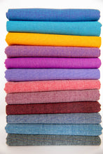 Load image into Gallery viewer, Andover Chambray Solids Bundle, 12 Pieces, 100% Cotton, A-C