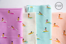 Load image into Gallery viewer, Malibu Tiny Surfers in Sea Foam, Heather Ross, 52146-6