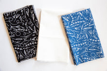 Load image into Gallery viewer, Words to Live By Filigree Doodle in Sky, Gingiber, Moda Fabrics, 48322 12