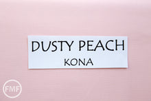 Load image into Gallery viewer, Dusty Peach Kona Cotton Solid Fabric from Robert Kaufman, K001-1465