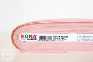 Dusty Peach Kona Cotton Solid Fabric from Robert Kaufman, K001-1465