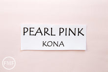Load image into Gallery viewer, Pearl Pink Kona Cotton Solid Fabric from Robert Kaufman, K001-1283