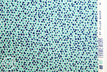 Load image into Gallery viewer, Framework Quarter Circles in Blue, Ellen Baker for Kokka Fabrics, Double Gauze Cotton Fabric, JG-41800-801A