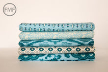 Load image into Gallery viewer, Spellbound Ikat in Turquoise Sky,  Urban Chiks, 100% Cotton, Moda Fabrics, 31116 16
